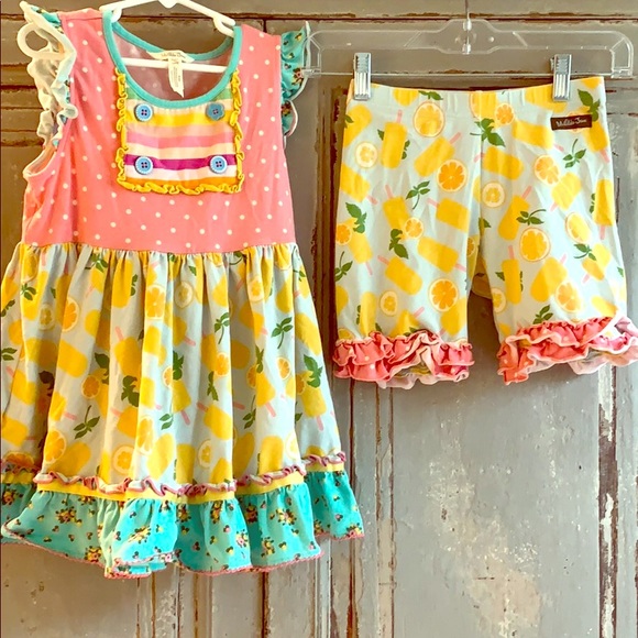 Matilda Jane Other - Matilda Jane Top & Shorties Set, Girls Sz 10 Matilda Jane Other - Matilda Jane Top & Shorties Set, Girls Sz 10